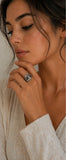 Rose wrap ring