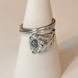 Rose wrap ring