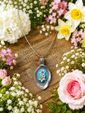 Daffodil spoon necklace