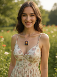 Floral pendant