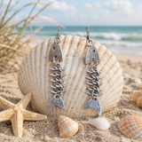 Fish dangle earrings