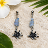 Sea turtle earrings