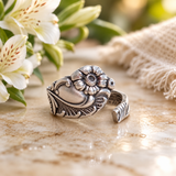 Florals and scrolls ring