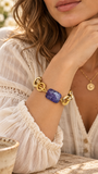 Amethyst chunky bracelet