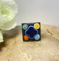 Square mosaic ring