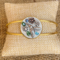 Gold bangle hummingbird