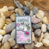 Cowgirl pendant